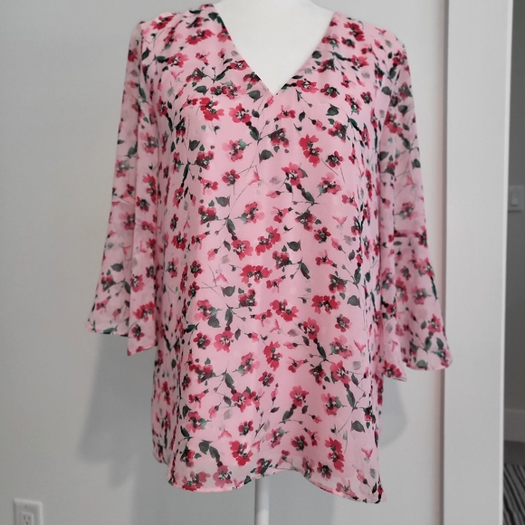Calvin Klein floral career blouse - Picture 6 of 6